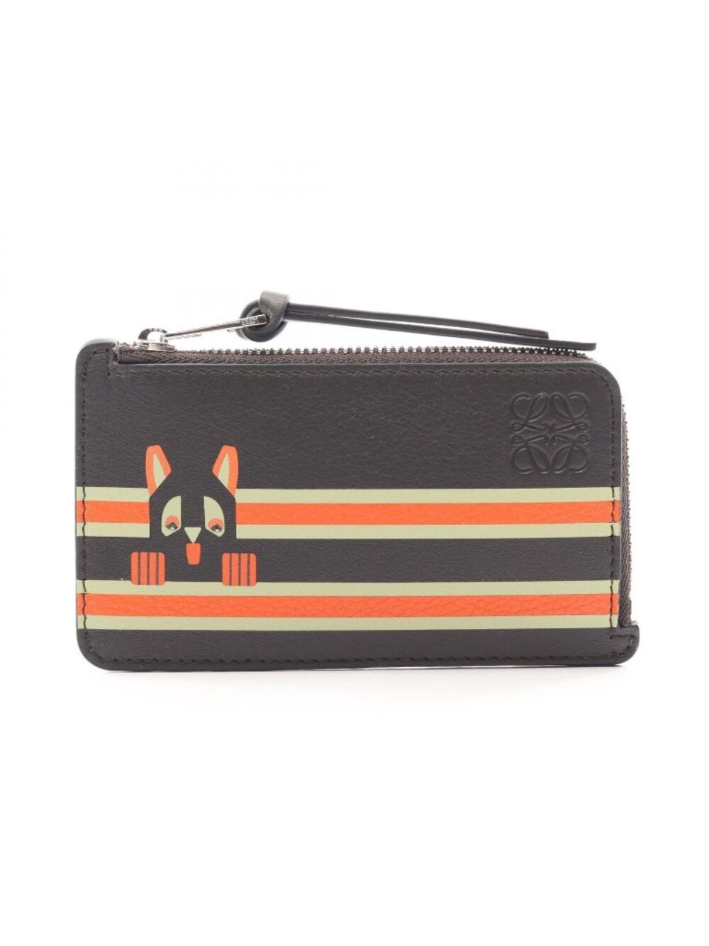 Loewe Card Case Futurist Cat Coin Holder Leather - Picture 1 of 5
